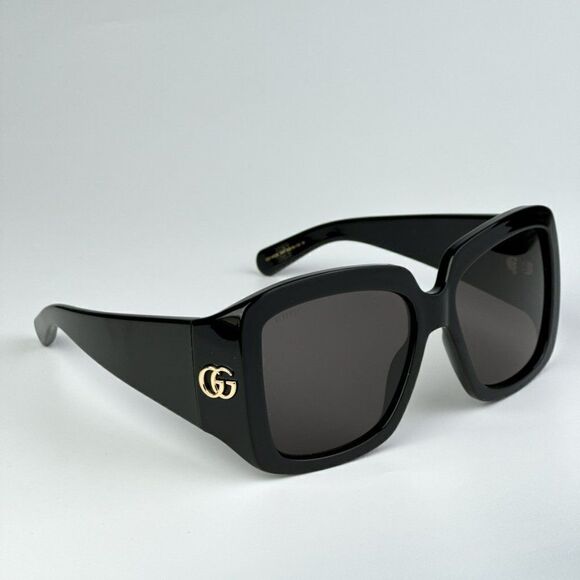 NEW Gucci GG1402S 001 Black Grey Women Square Sunglasses GG 1402S main image 6